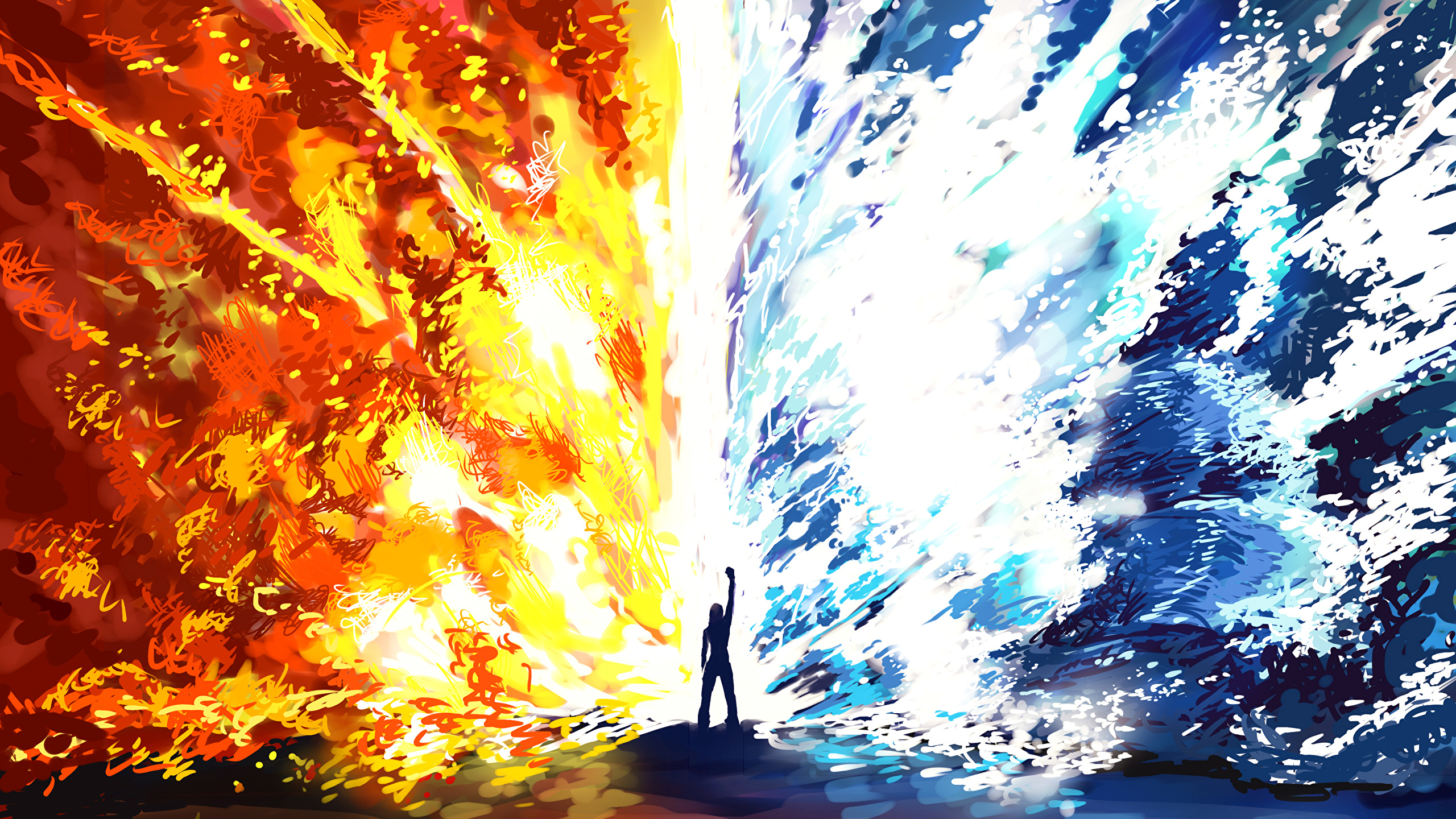 De Fogo E Agua - HD Wallpaper 