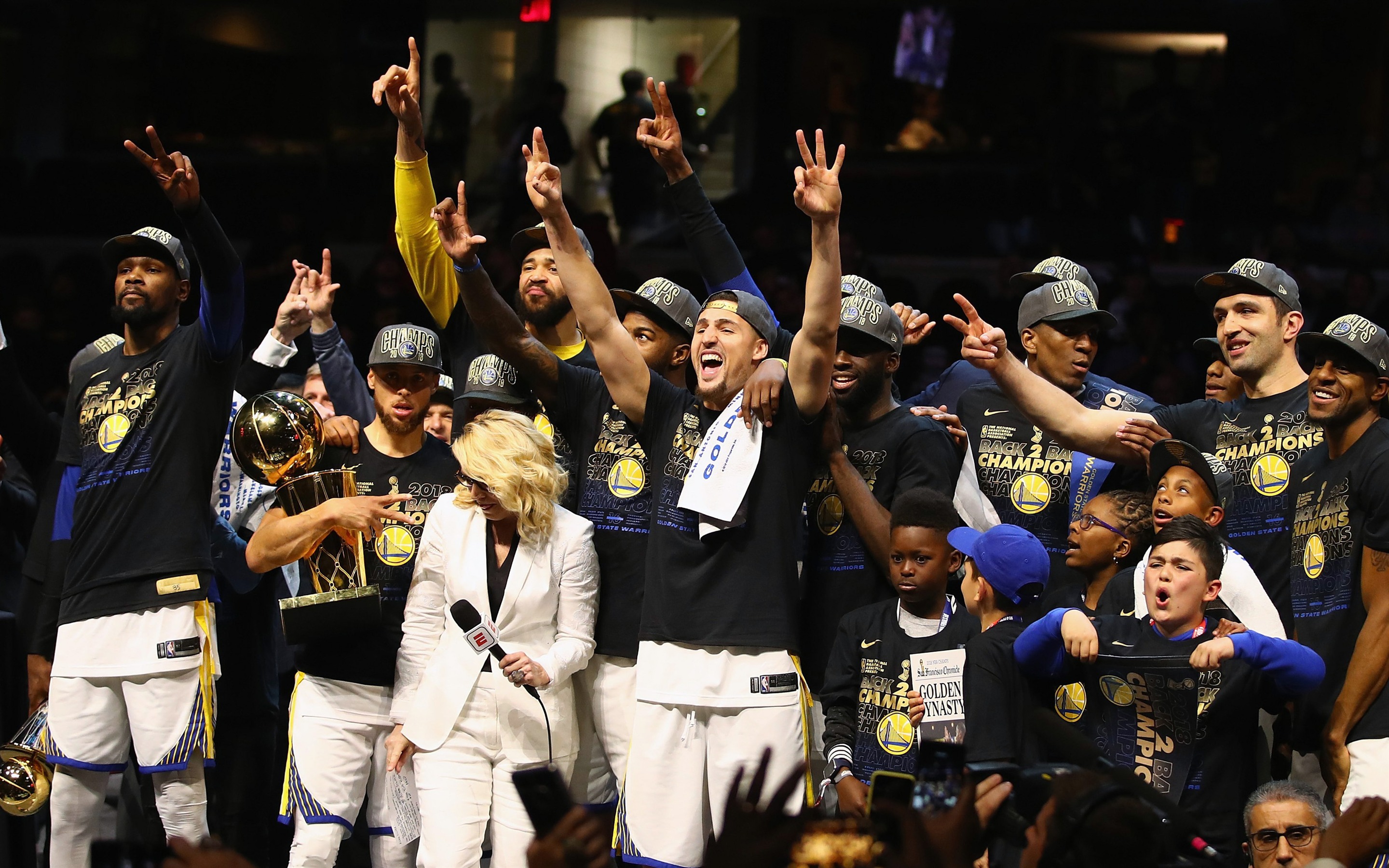 Golden State Warriors 2018 Champions - HD Wallpaper 