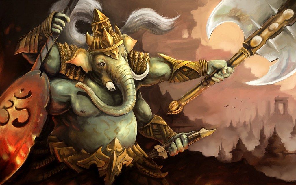 Ganesha Warrior - HD Wallpaper 