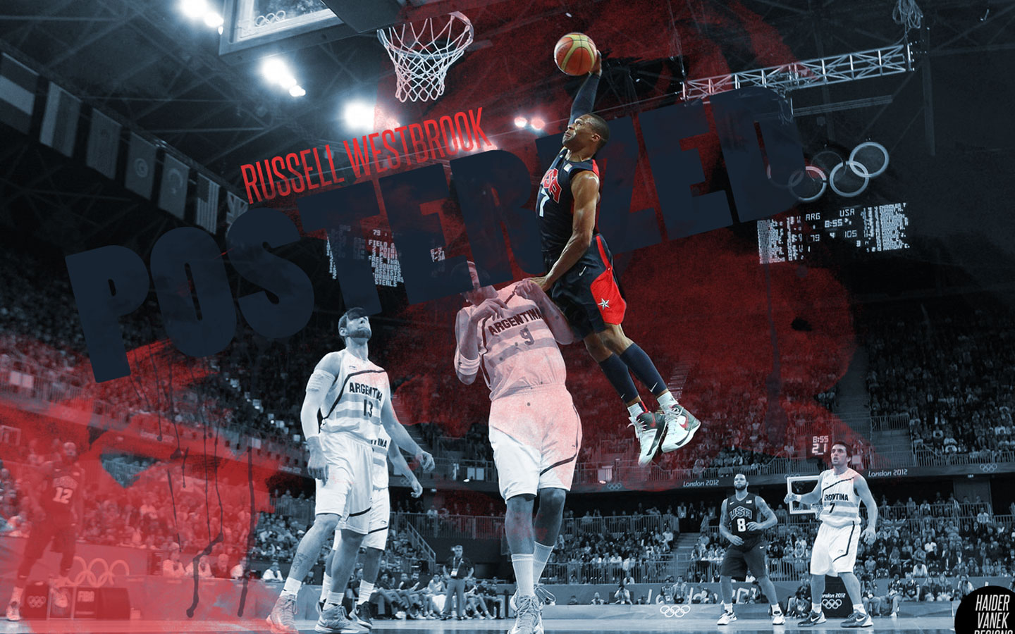 Russell Westbrook Dunk Wallpaper - Westbrook Dunk Wallpaper Hd - HD Wallpaper 