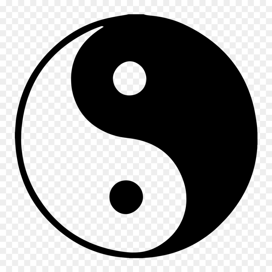 Yin And Yang Clip Art - Yin Yang Symbol Transparent - HD Wallpaper 