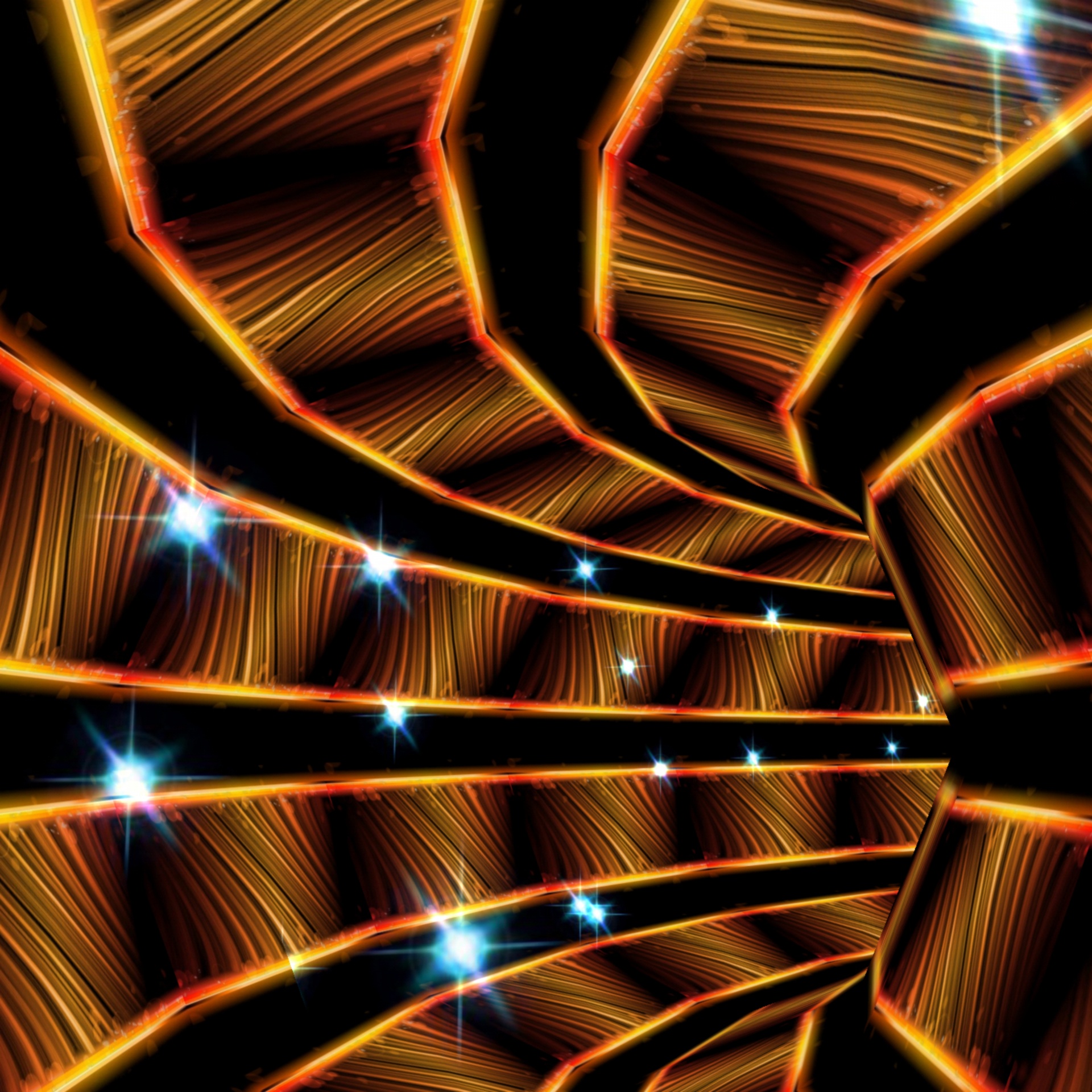 3d Tunnel Wallpaper Free Photo - Neontunnel - HD Wallpaper 