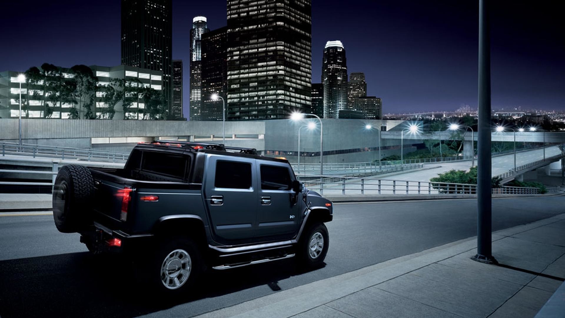 Hummer Wallpapers Hd 
 Data-src /w/full/2/e/9/124284 - Hummer H2 Night City Car - HD Wallpaper 