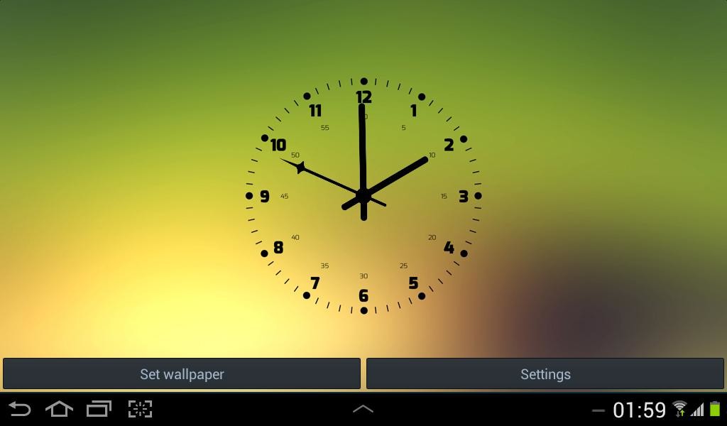 Приложение обои для часов