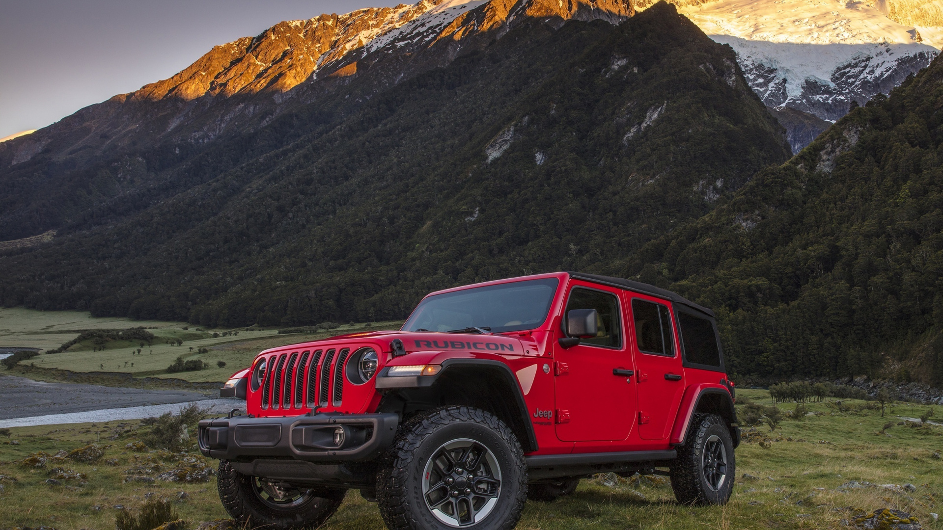 Red, 4x4, Suv, Jeep Wrangler, Wallpaper - Jeep Wrangler Rubicon Jl - HD Wallpaper 