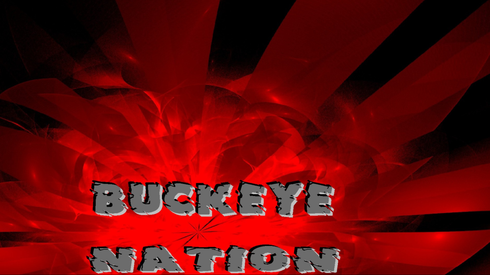 Ohio State Buckeyes Images Buckeye Nation On An Abstract - Ohio State Buckeyes Skull - HD Wallpaper 