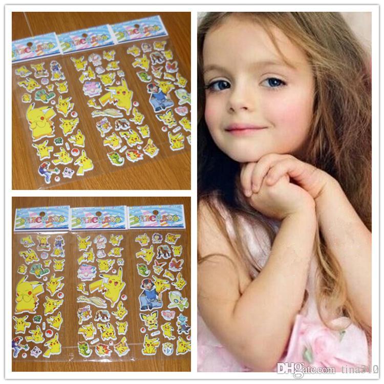 Pikachu Puffy Stickers - HD Wallpaper 