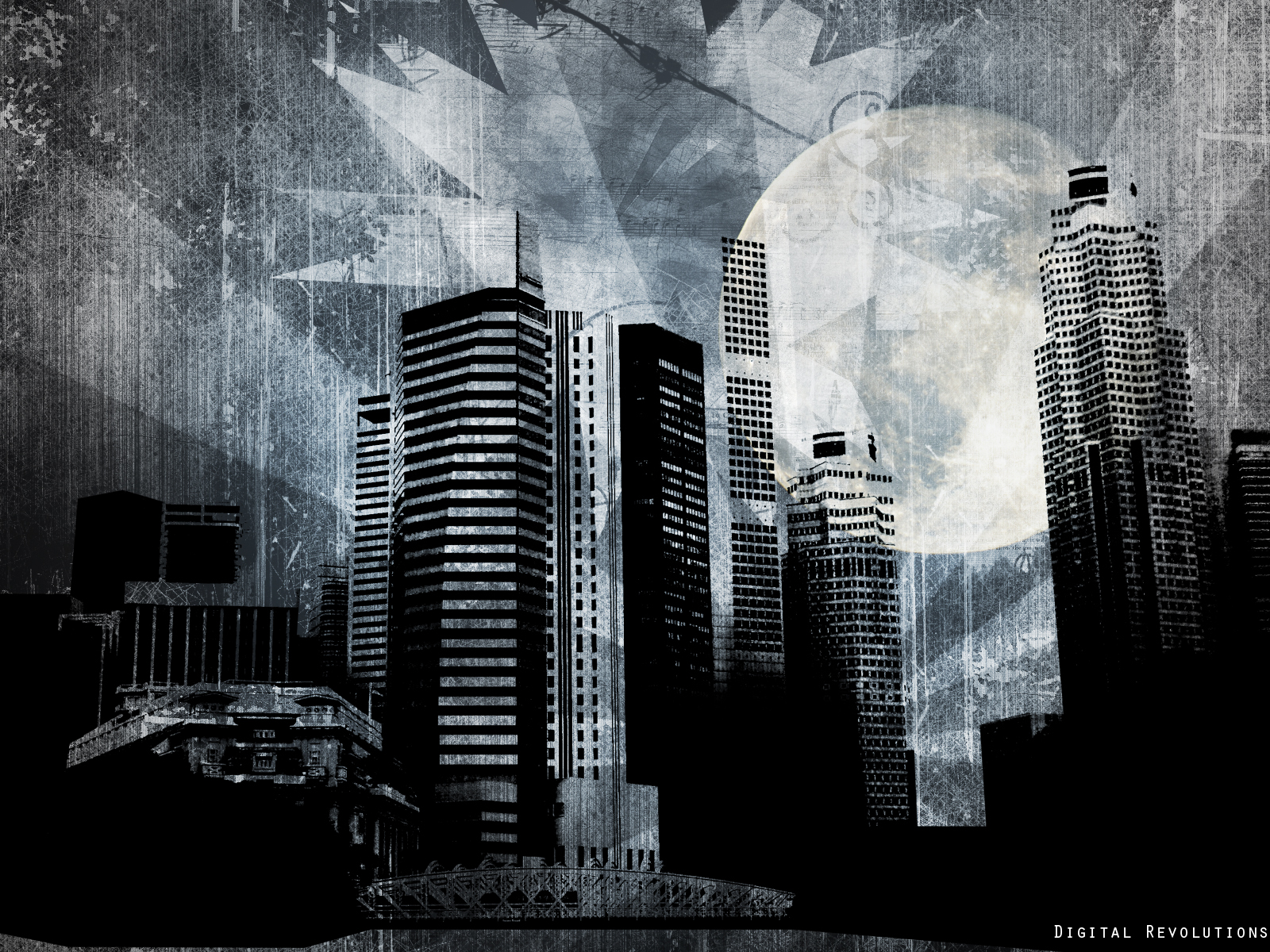 Abstract City - HD Wallpaper 