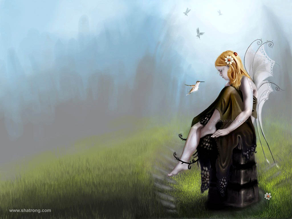 3d Fairy Wallpaper, Cute Fairy Wallpapers Free Desktop - Thinking Of You Loss Of Son - HD Wallpaper 