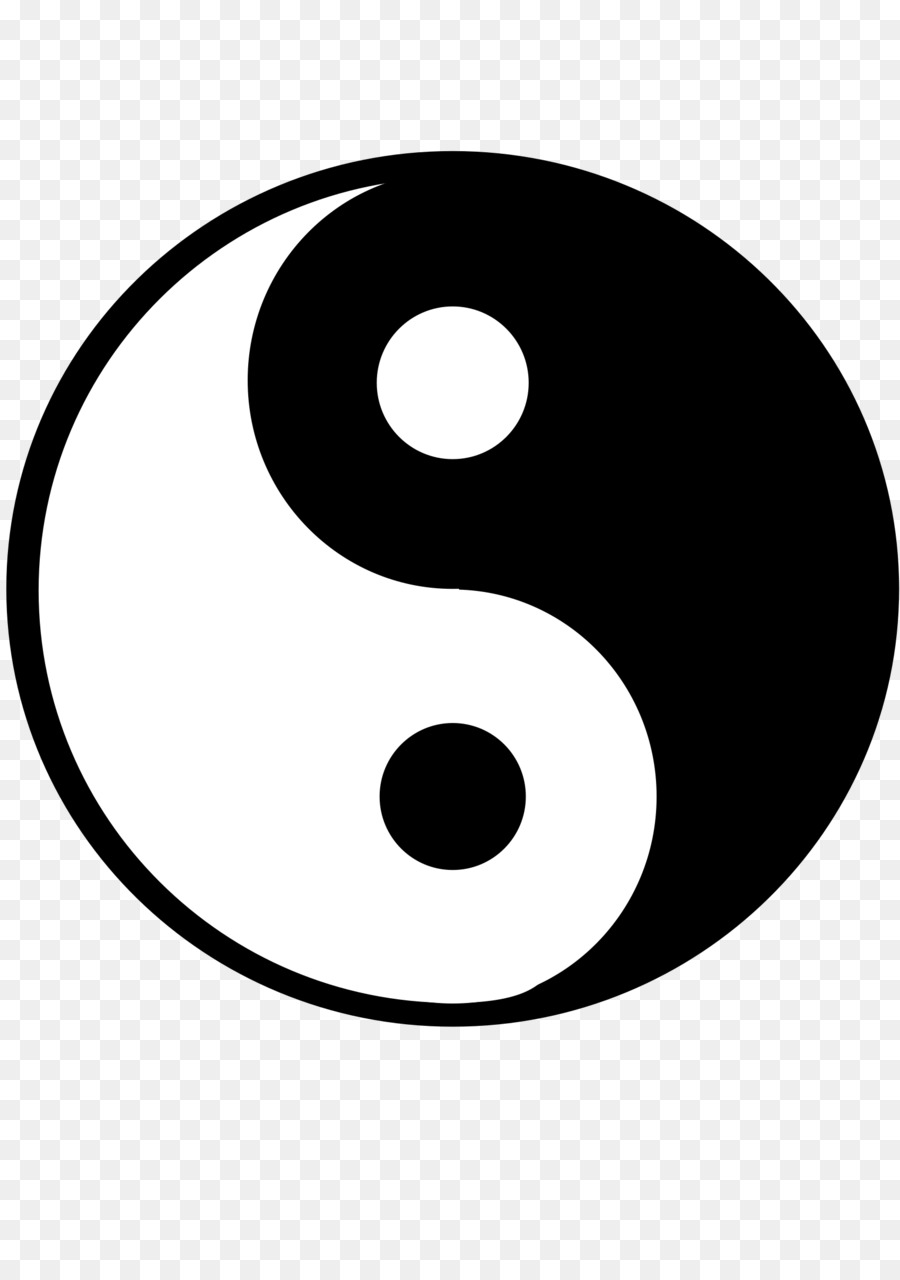 Yin And Yang Clip Art - Ying Yang Clip Art - HD Wallpaper 