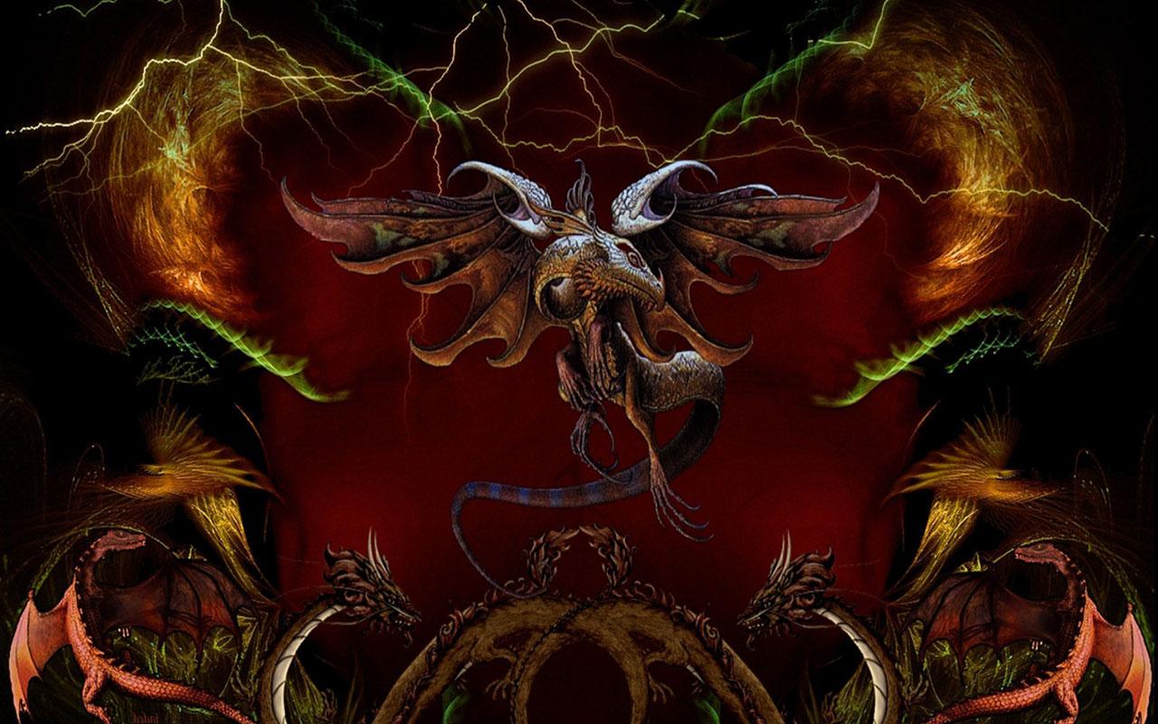 Free Download Dragon Backgrounds Free Dragons Wallpapers - Fantasy Wallpaper Dragins - HD Wallpaper 