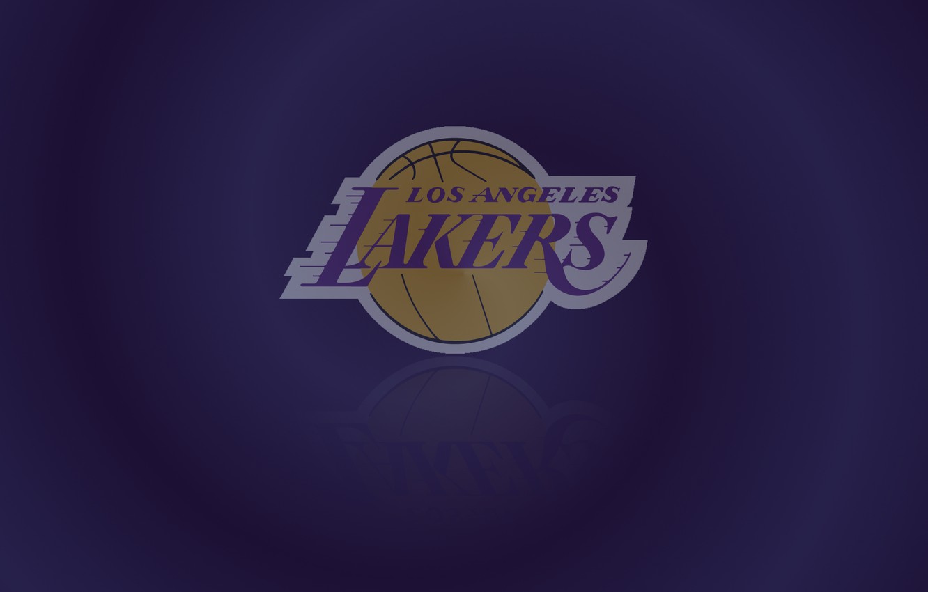 Photo Wallpaper Logo, Nba, Lakers, Basketball, Los - Angeles Lakers - HD Wallpaper 