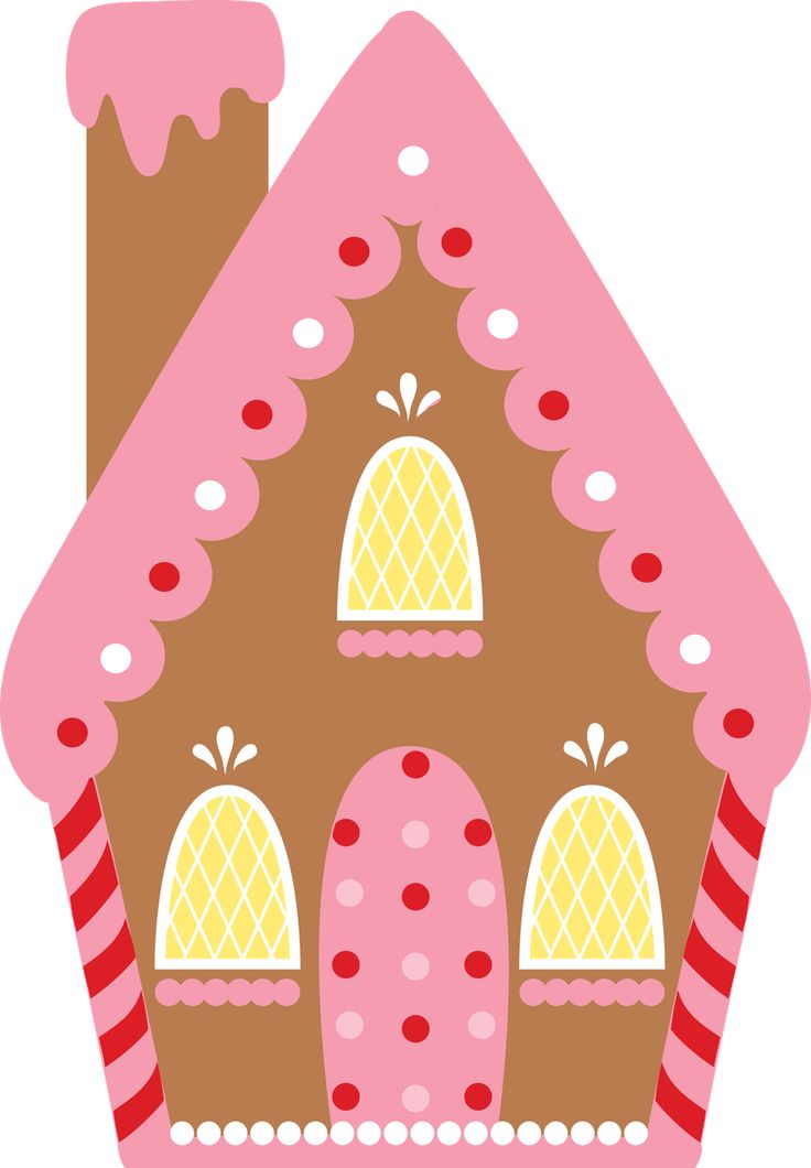 Wallpaper Clipart Gingerbread House Pencil And Inlor - Simple Gingerbread House Clipart - HD Wallpaper 