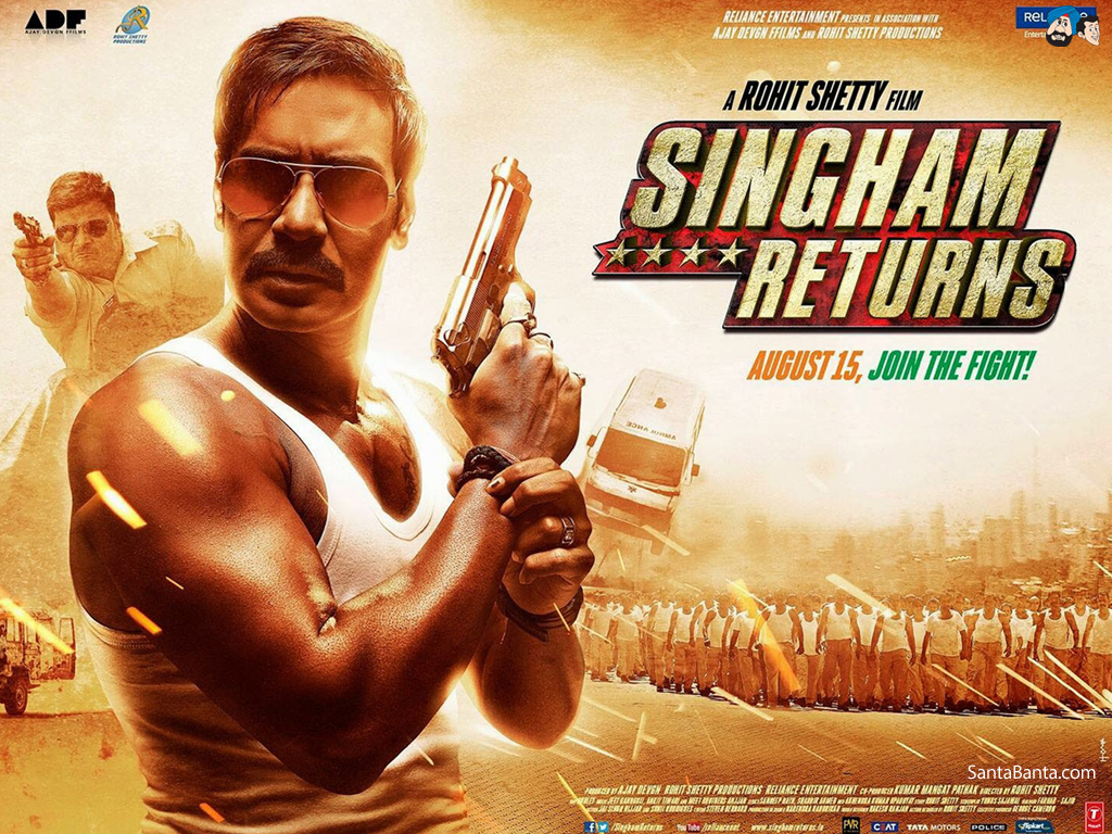 Singham Returns - Movie Singham Returns - HD Wallpaper 