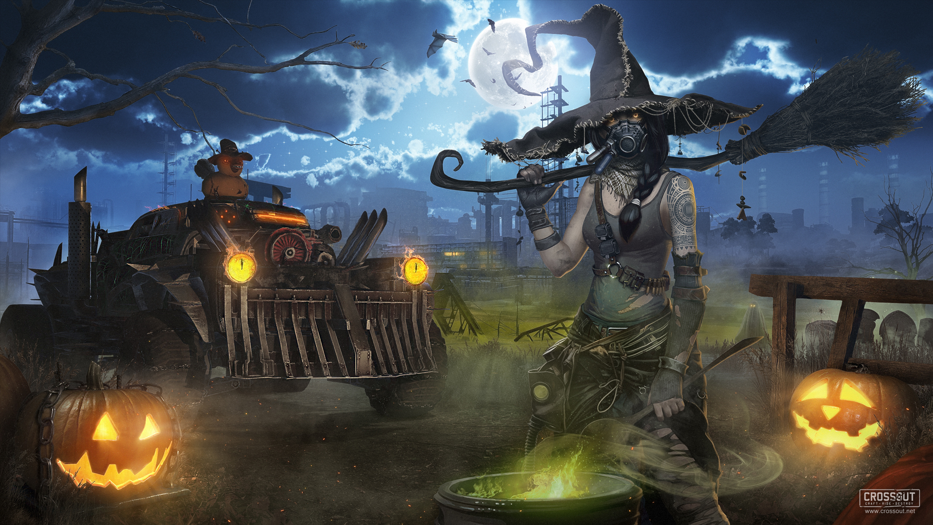 Crossout Halloween - HD Wallpaper 