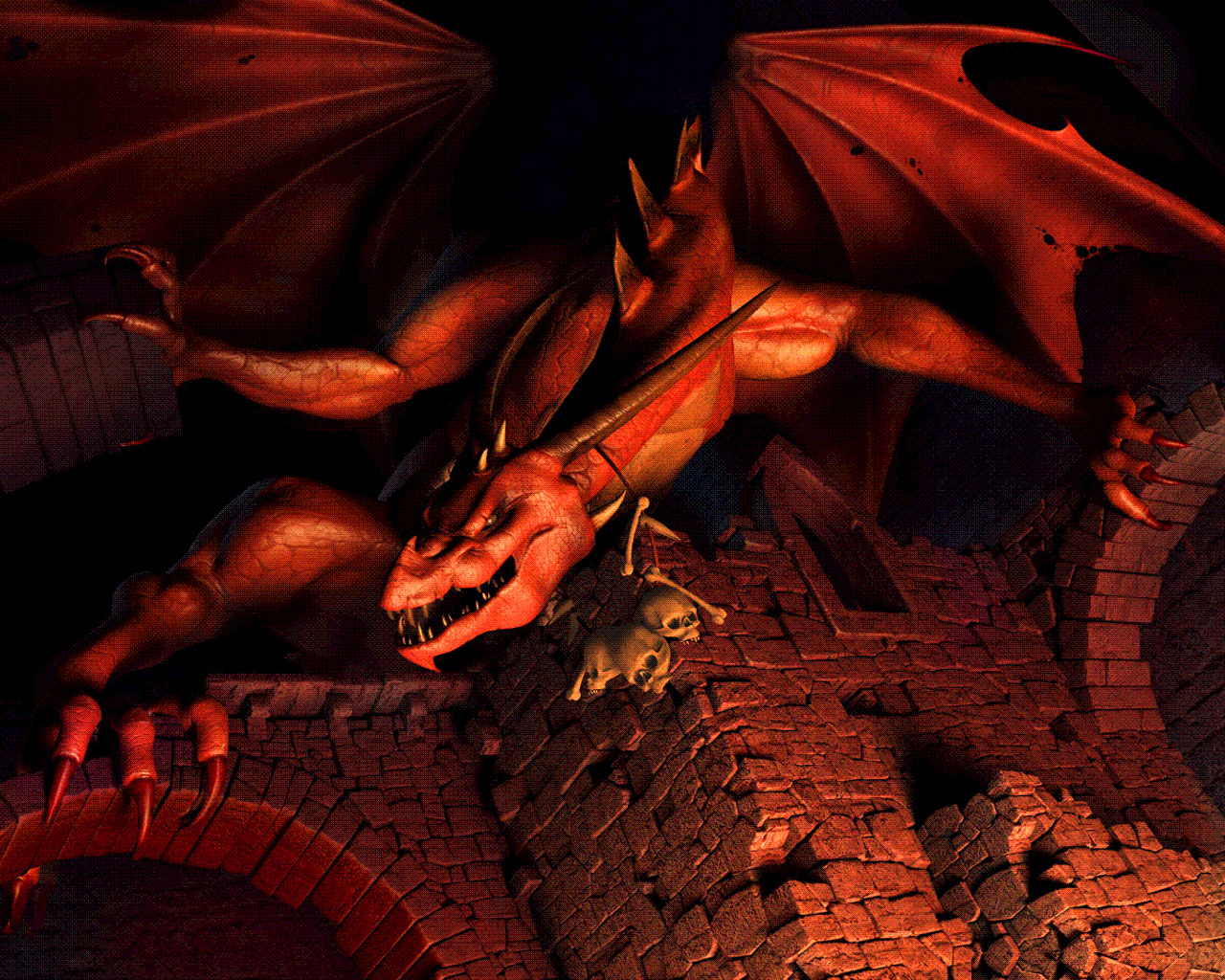 Red Dragon Wallpaper - Magic The Gathering Cards Dragons Red - HD Wallpaper 