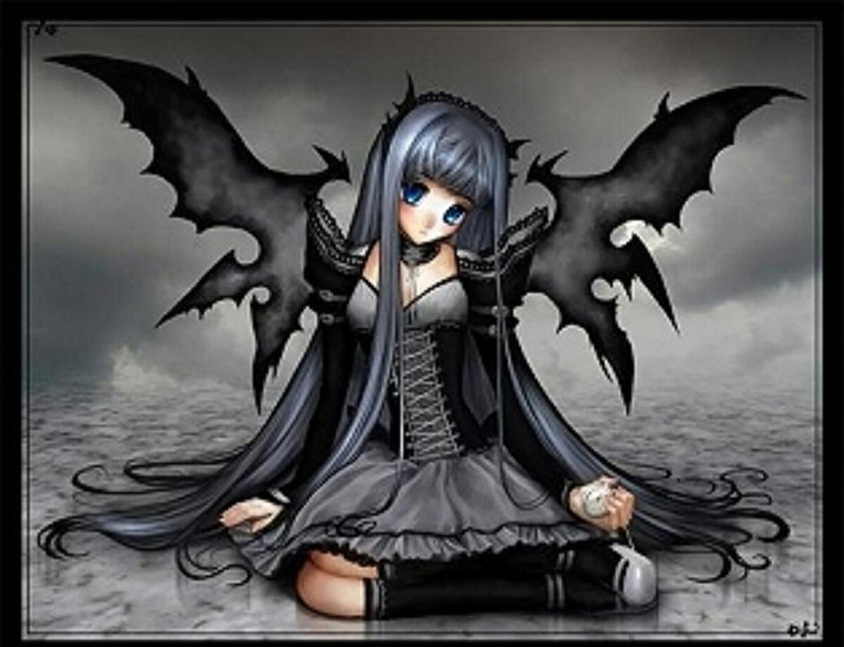 Gothic Fairy - Anime Gothic - HD Wallpaper 