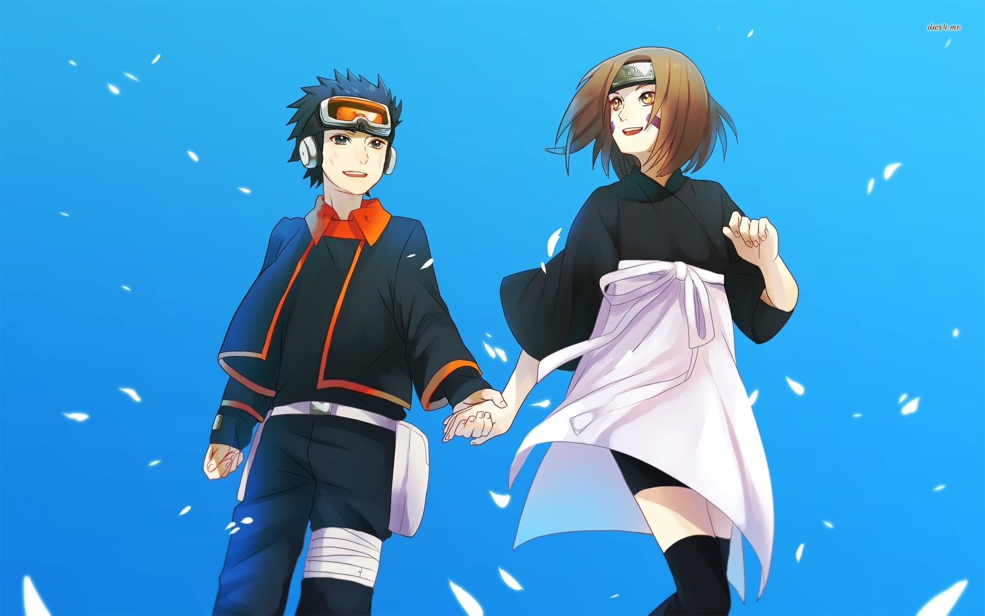 Obito And Rin Hd - HD Wallpaper 