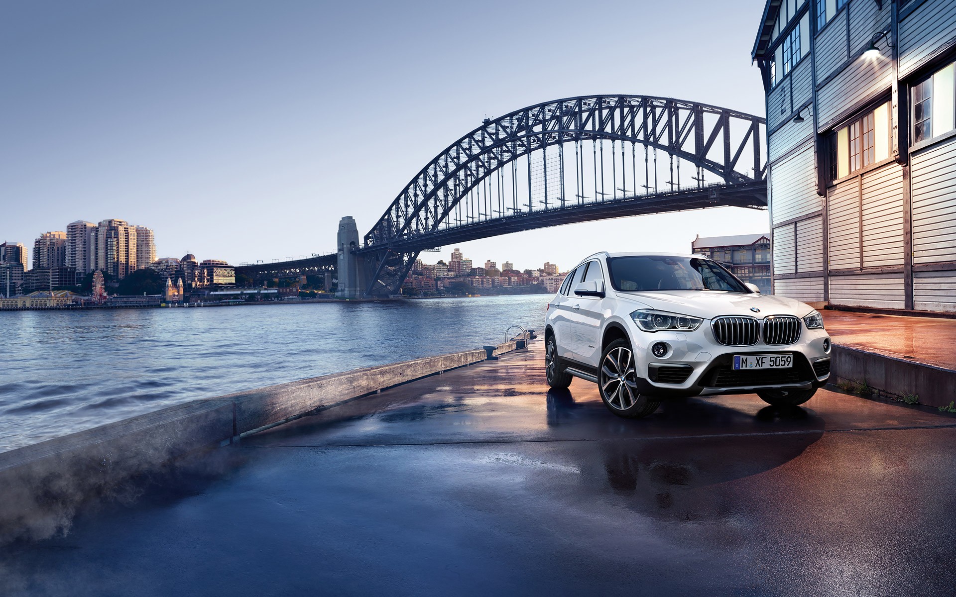 Bmw X1 - Sydney Harbour Bridge - HD Wallpaper 