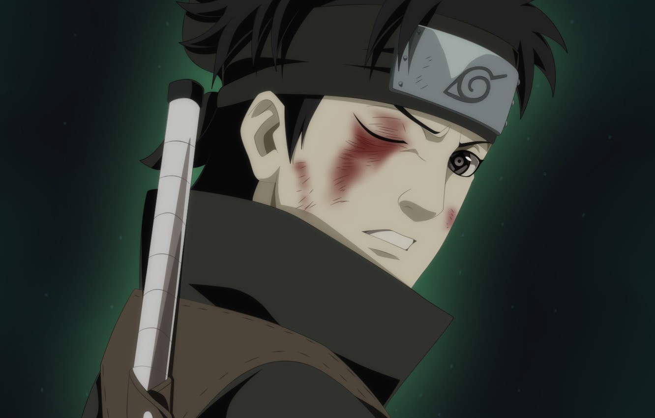 Photo Wallpaper Look, Blood, Katana, Naruto, Uchiha - Uchiha Shisui - HD Wallpaper 