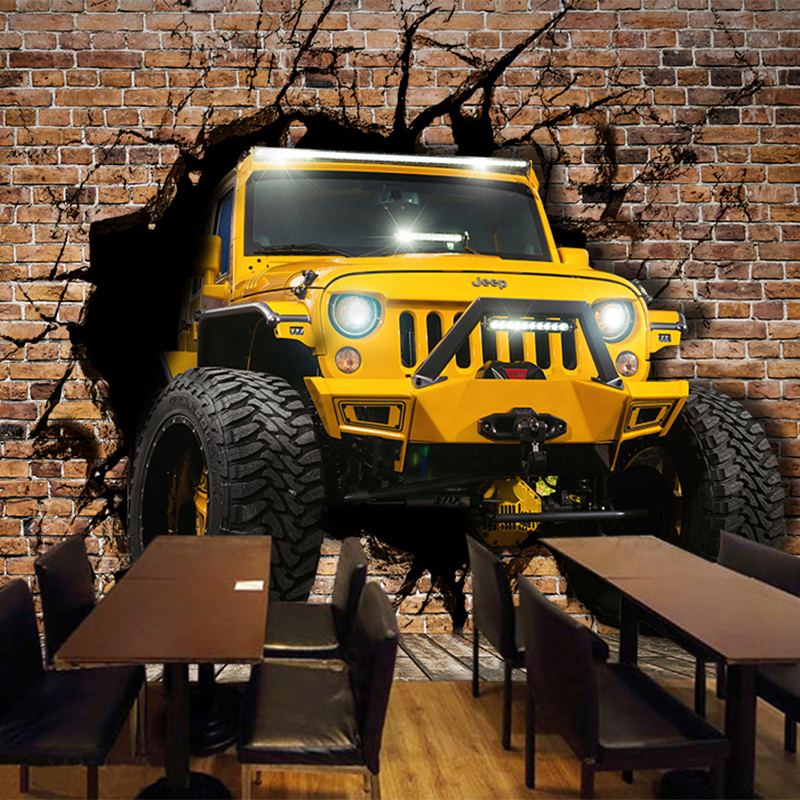 Cafe Jeep - HD Wallpaper 