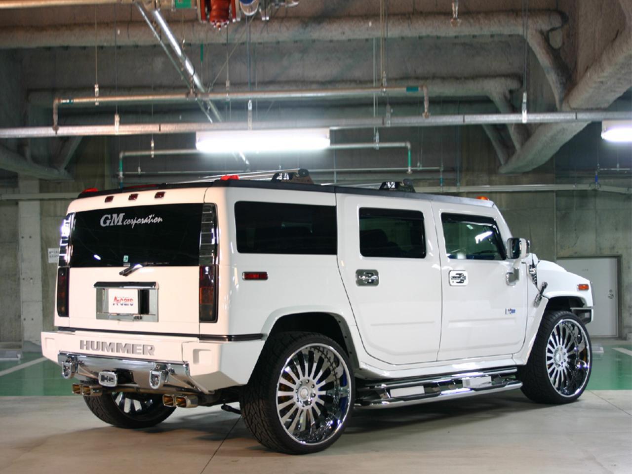 Hummer H2 2019 White - HD Wallpaper 