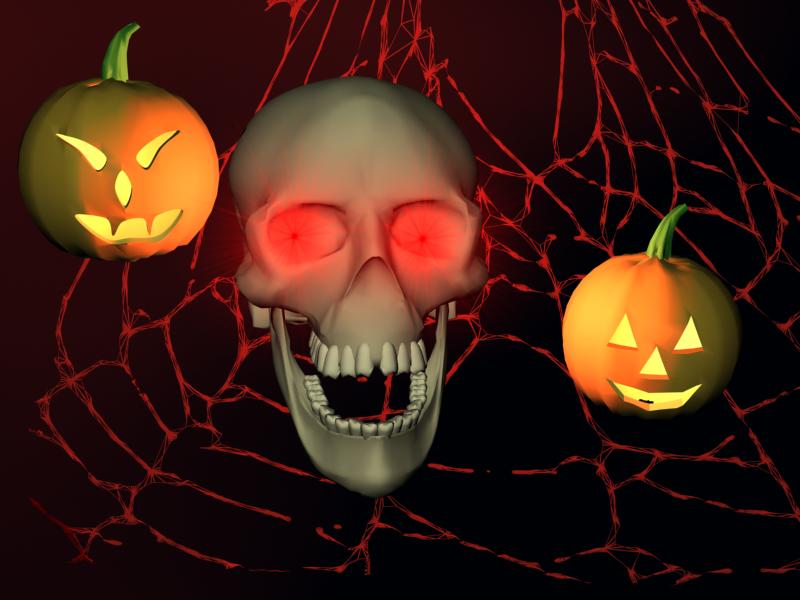 Free Wallpaper Screen Savers Halloween Wallpaper Screensave - Horror Screensaver - HD Wallpaper 