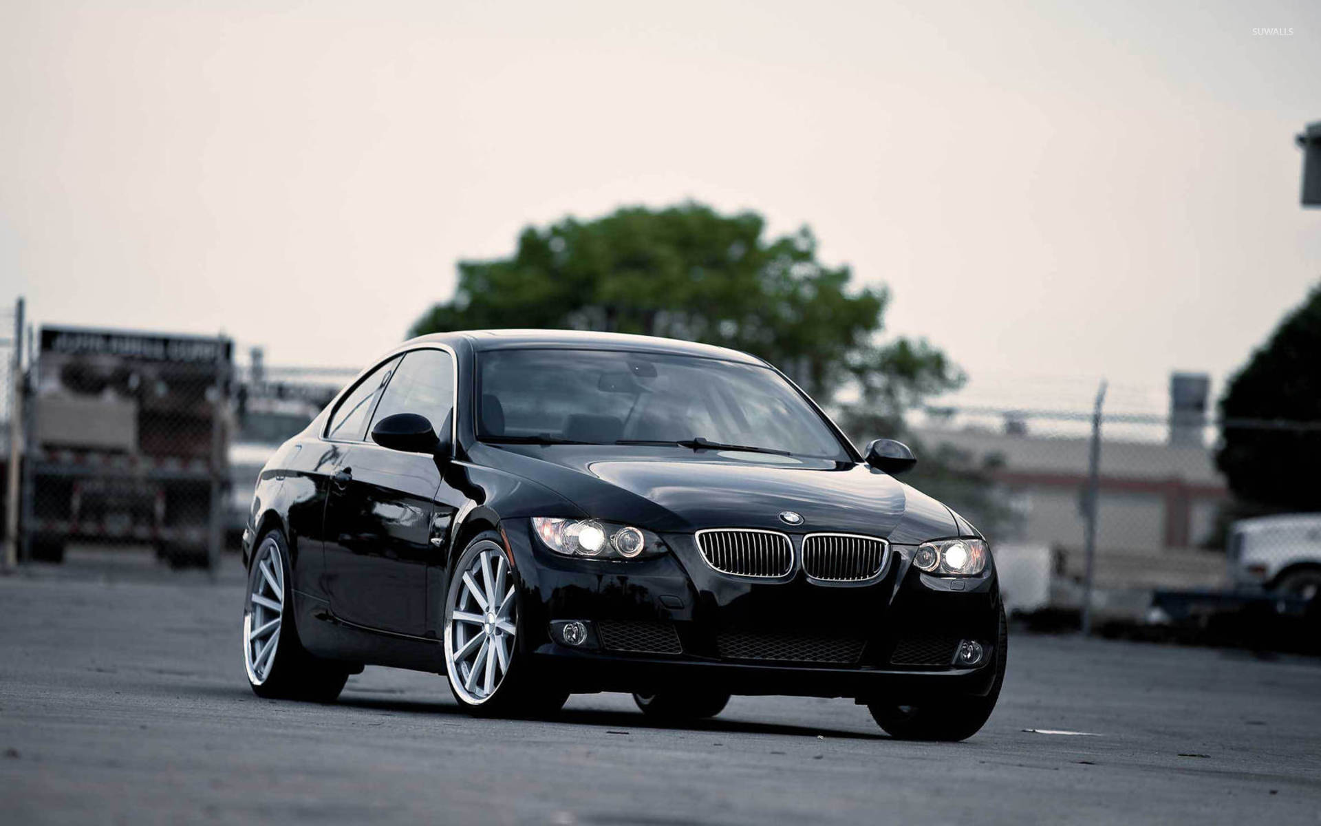 Hd Wallpapers Of Black Cars Bmw - HD Wallpaper 