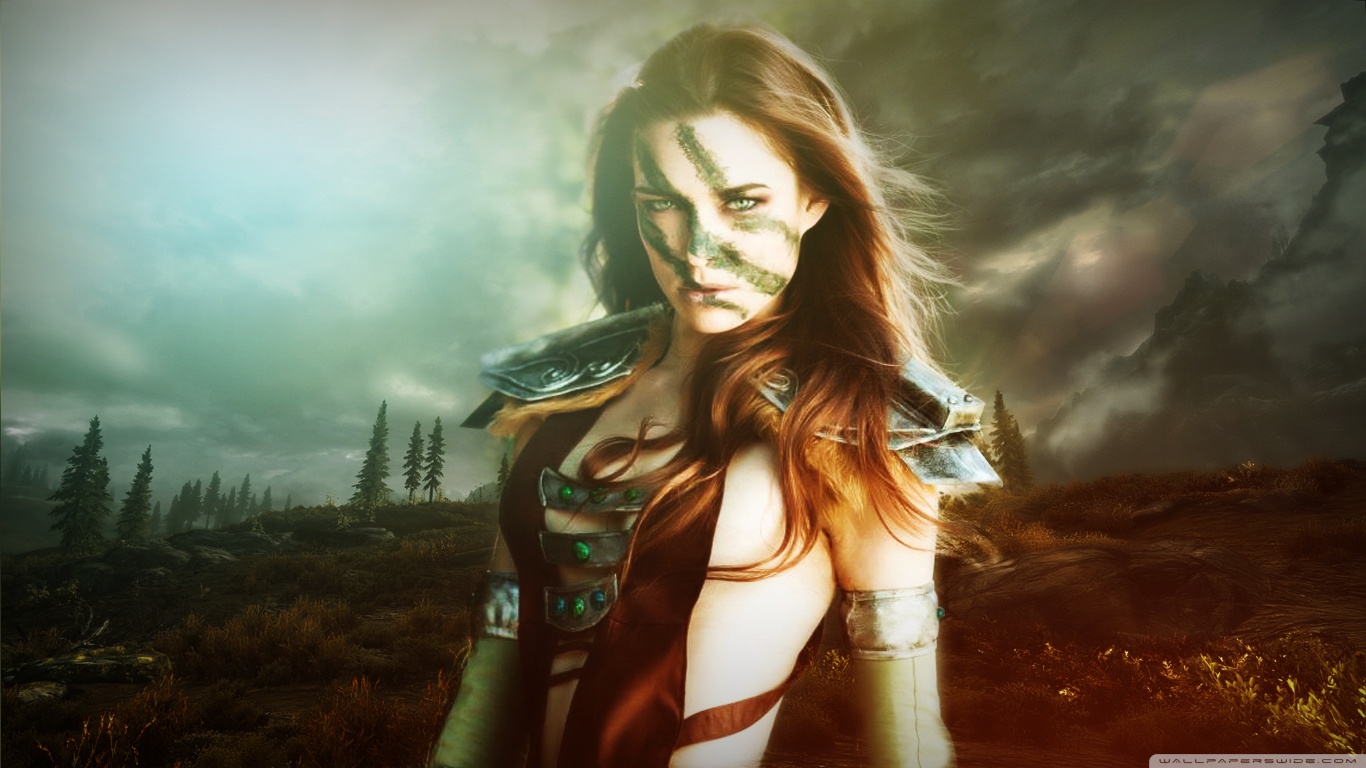 Aela The Huntress - HD Wallpaper 