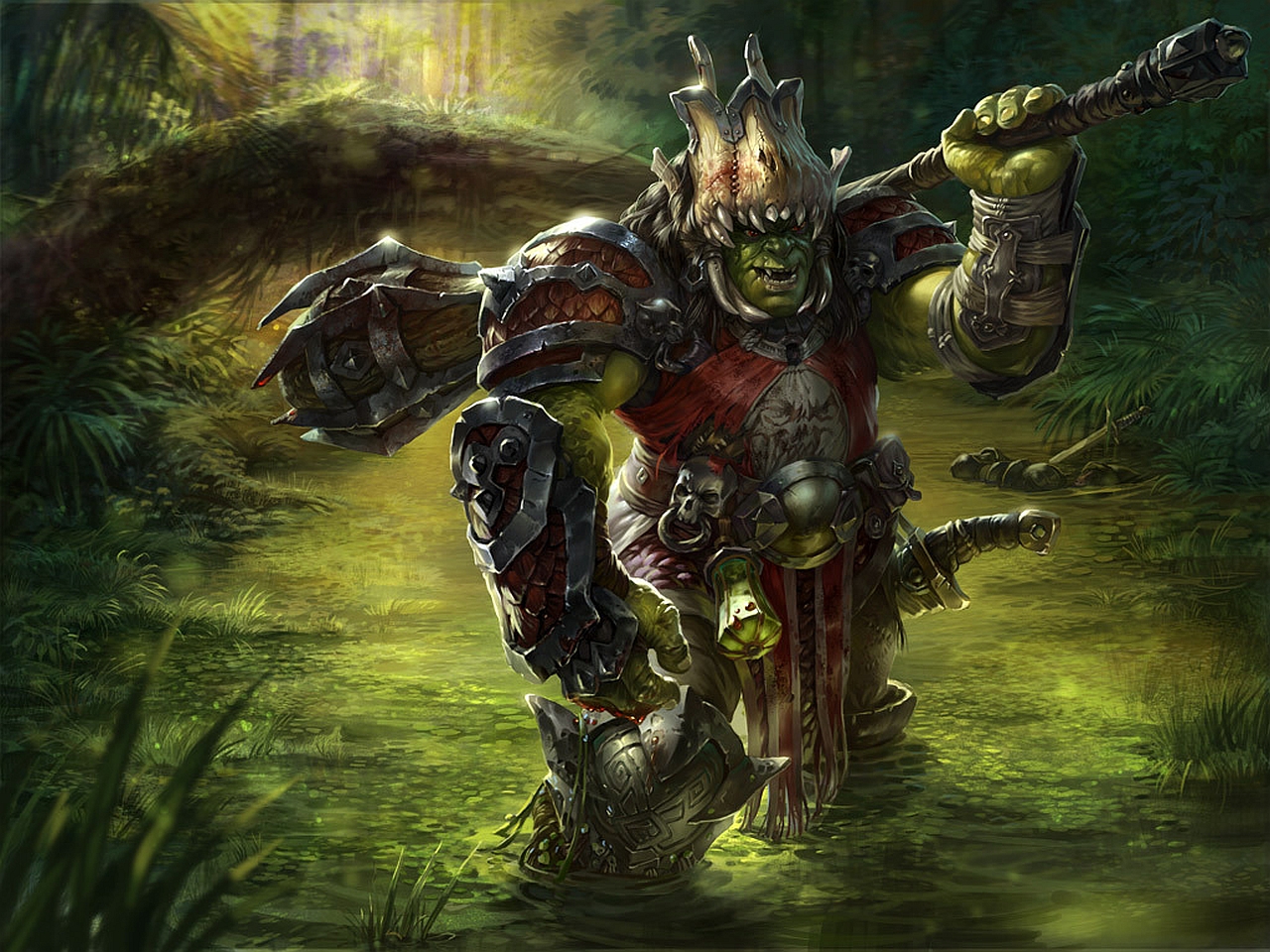 Orc Wallpaper Hd - HD Wallpaper 