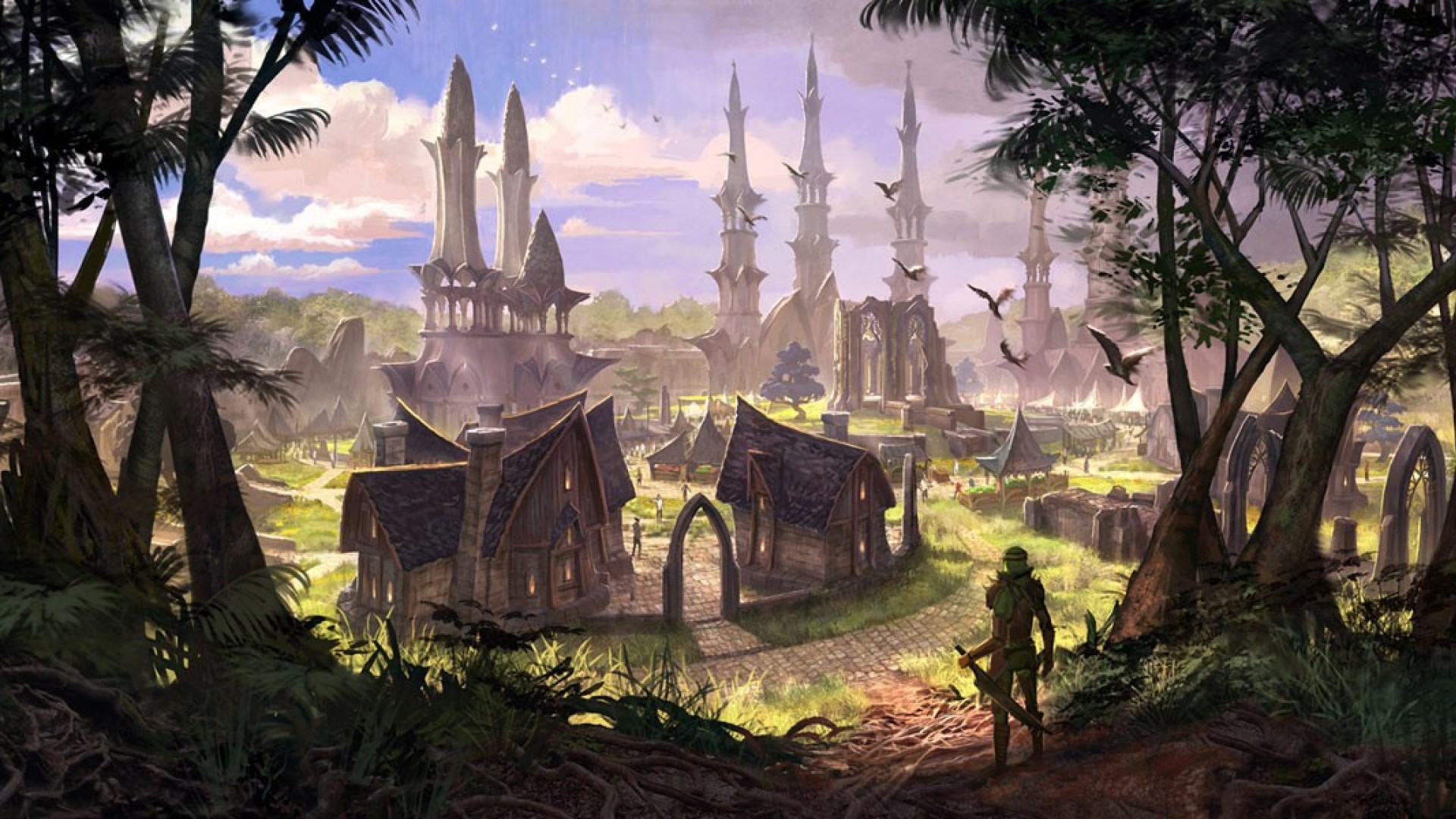 Eso Wallpaper - Elder Scrolls Online Desktop - HD Wallpaper 