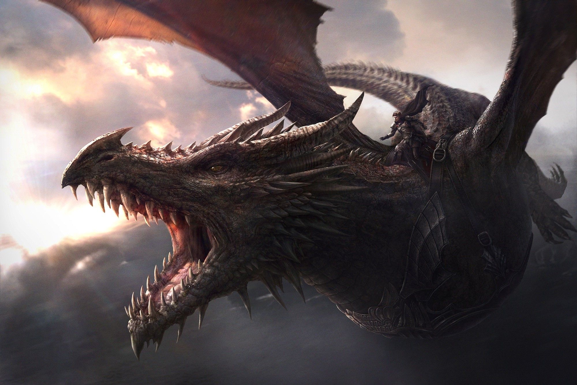 Balerion Game Of Thrones - HD Wallpaper 
