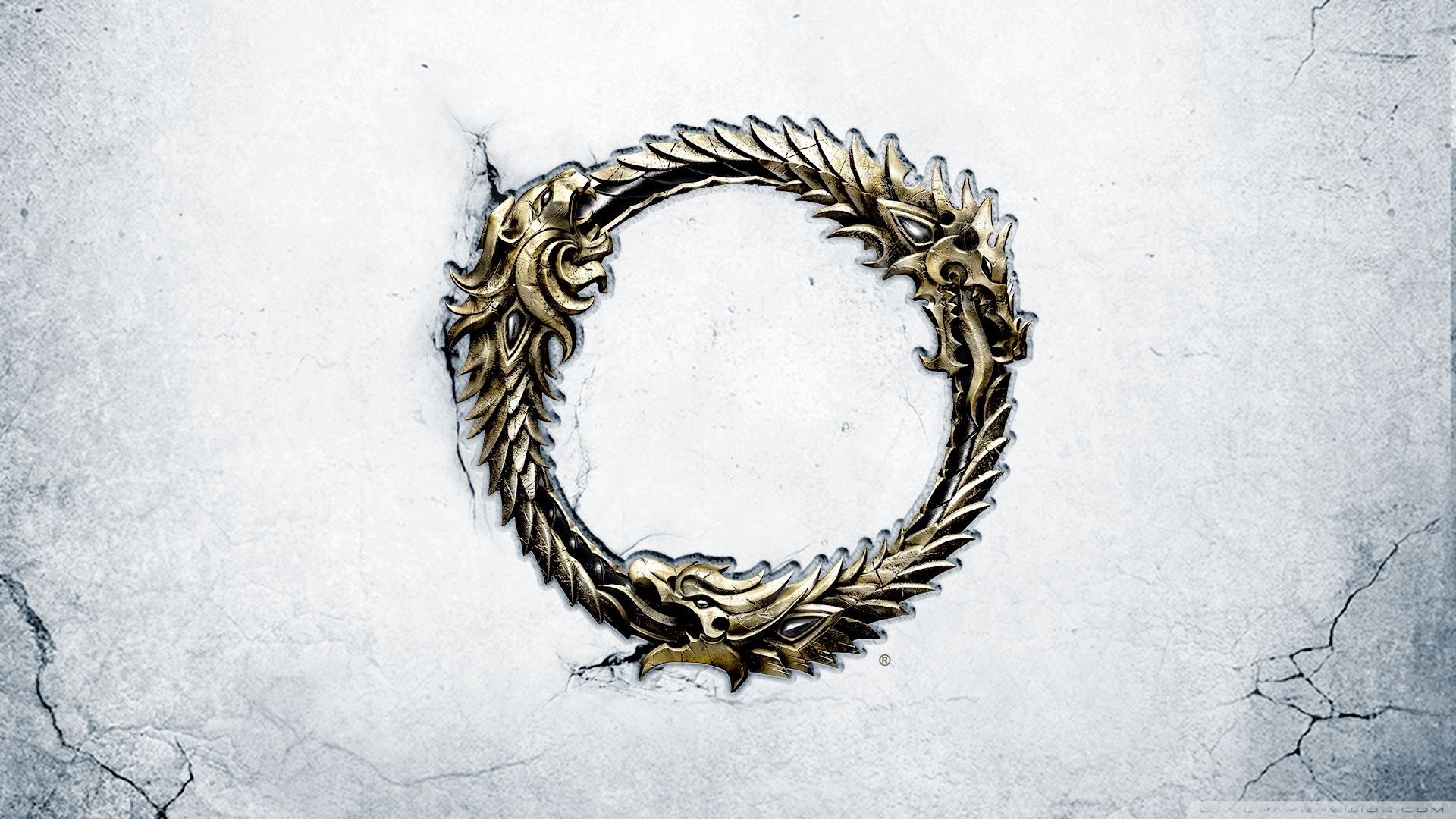 Elder Scrolls Online Wallpaper Logo - HD Wallpaper 