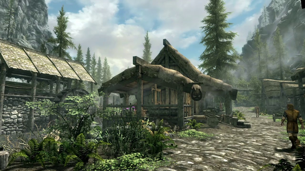 Skyrim Riverwood Blacksmith - HD Wallpaper 
