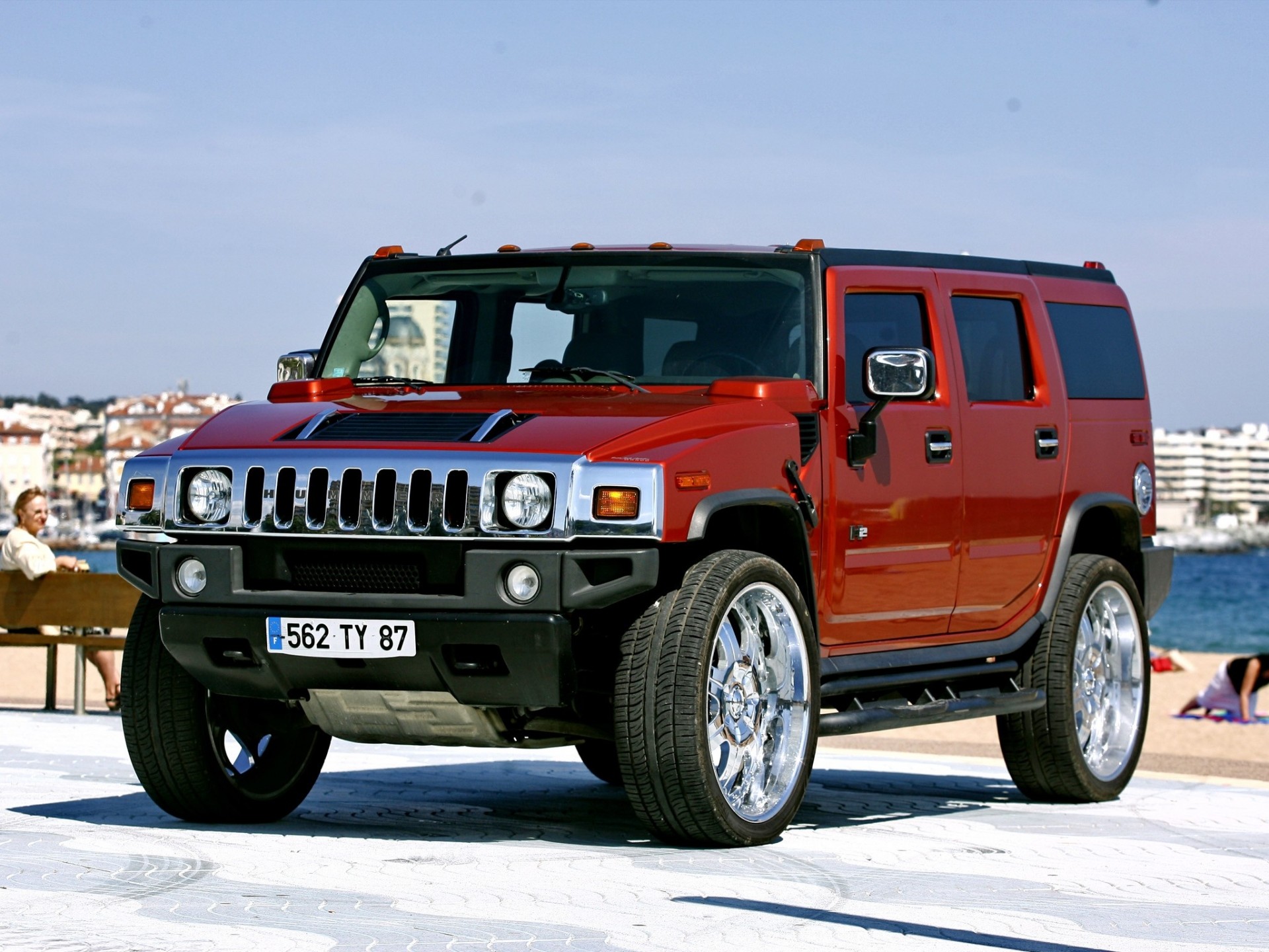 Car Wallpaper For Hummer Truck Vehicle 
 Data Src Hummer - Hummer Car 2018 Red - HD Wallpaper 
