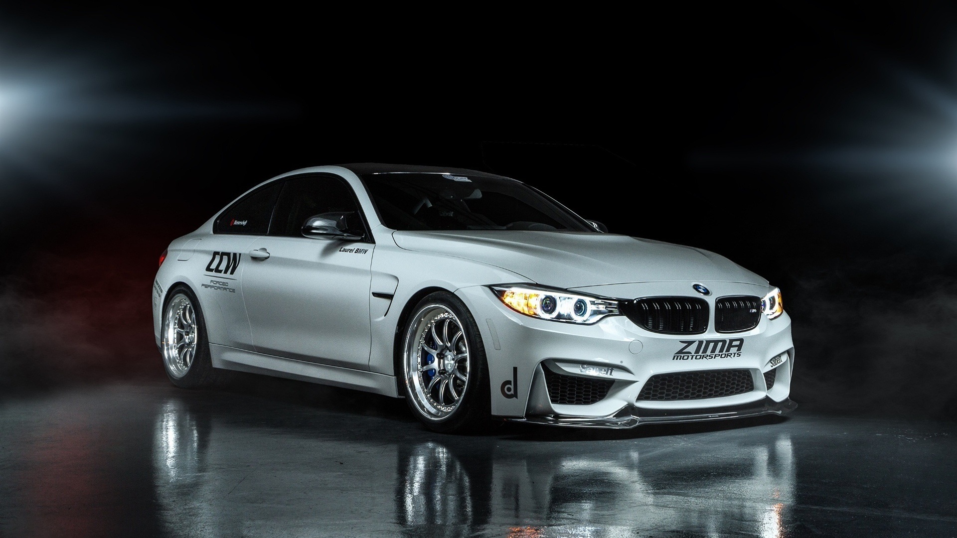 Wallpaper Bmw M4 Coupe F82 White Car - Bmw M4 Ccw Wheels - HD Wallpaper 