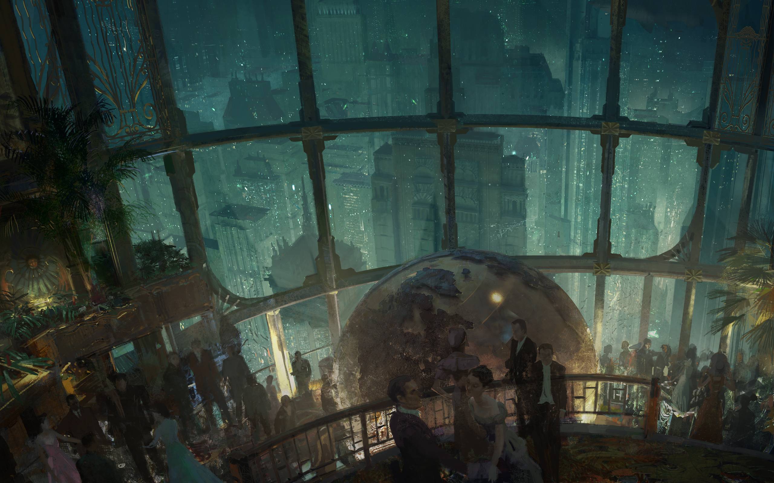 Bioshock Rapture Concept Art - HD Wallpaper 