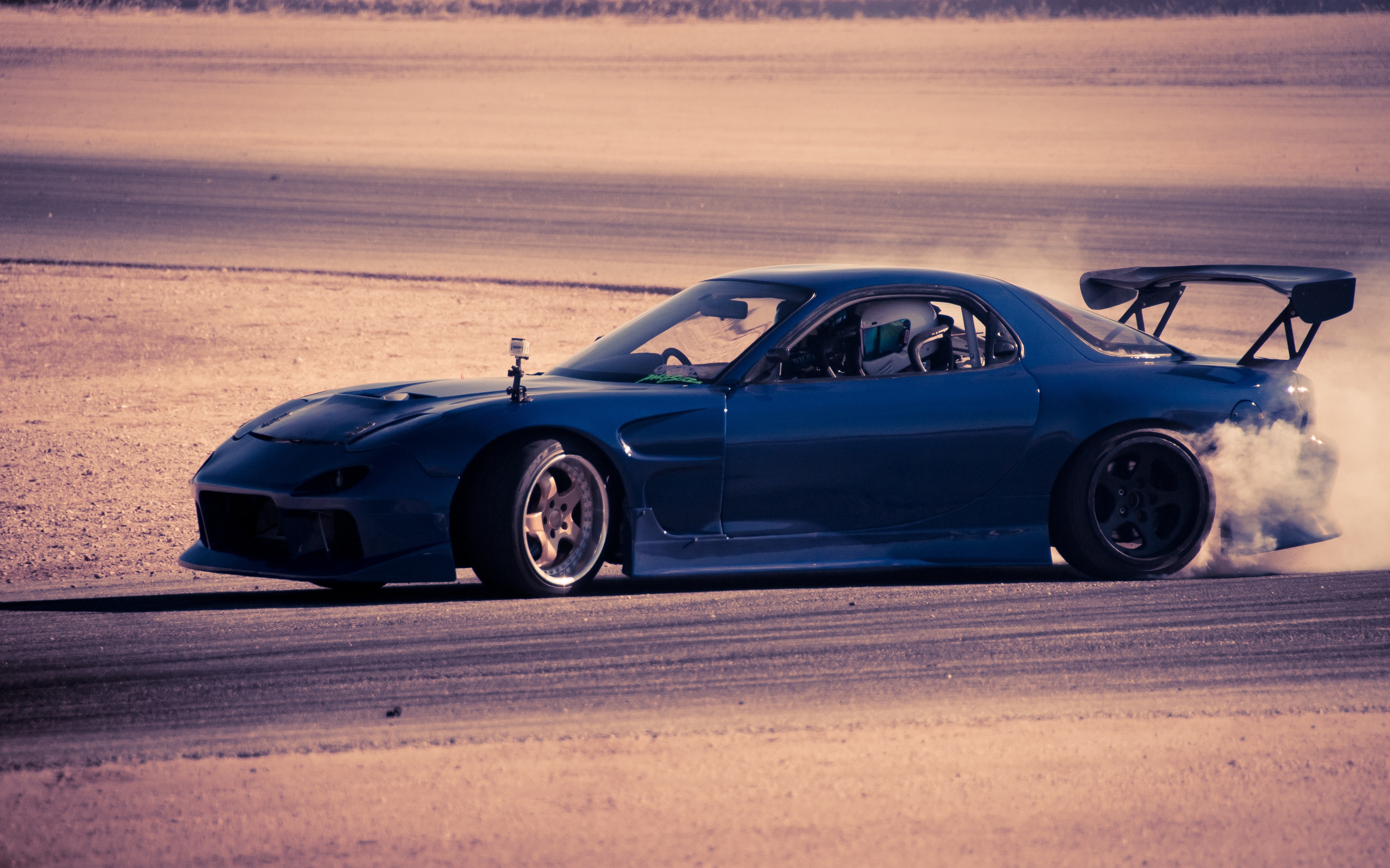 Wallpaper Mazda, Rx 7, Blue, Cars, Speed - Mazda Rx7 Wallpaper 4k - HD Wallpaper 