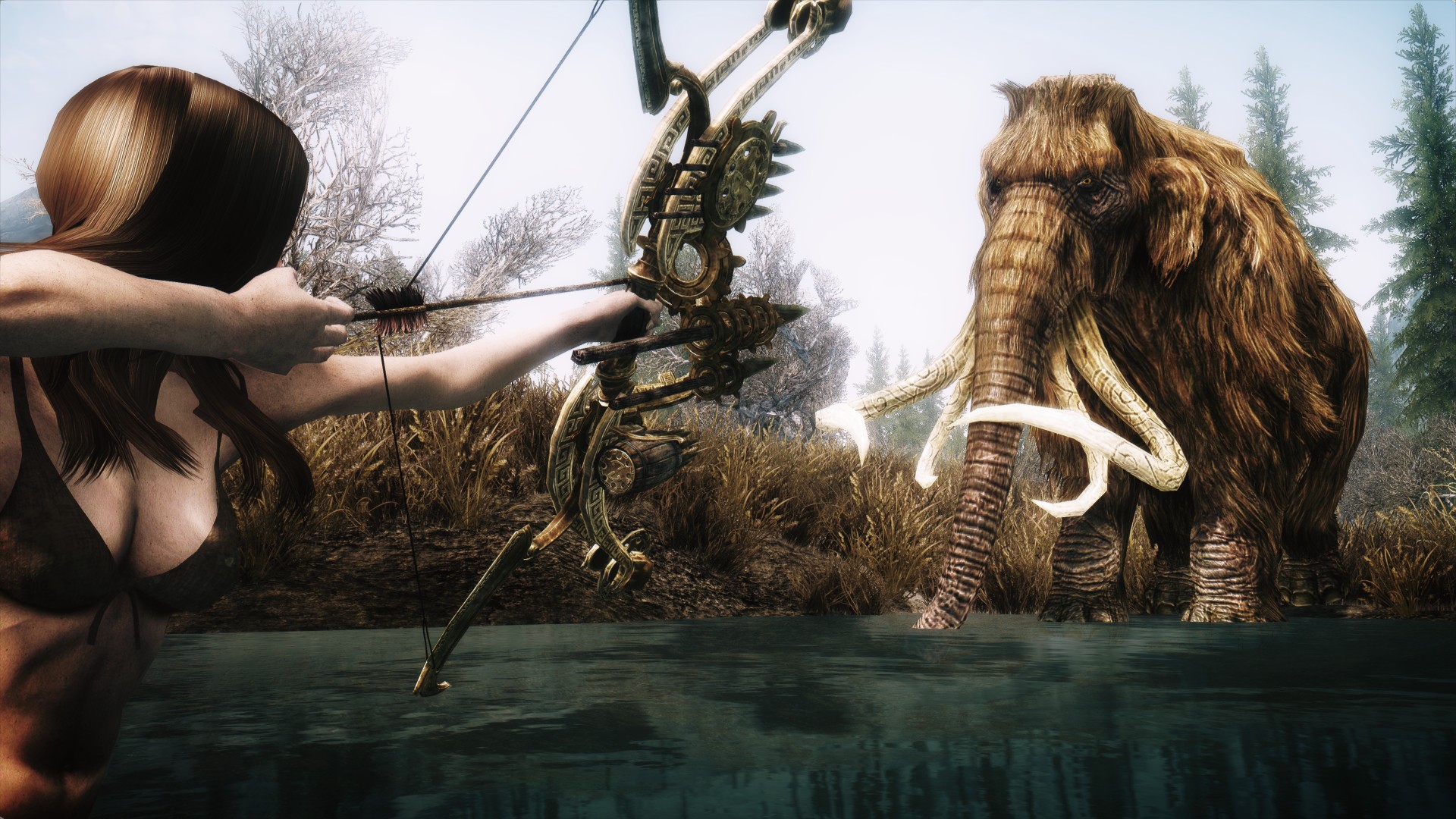 Mammoth Skyrim - HD Wallpaper 