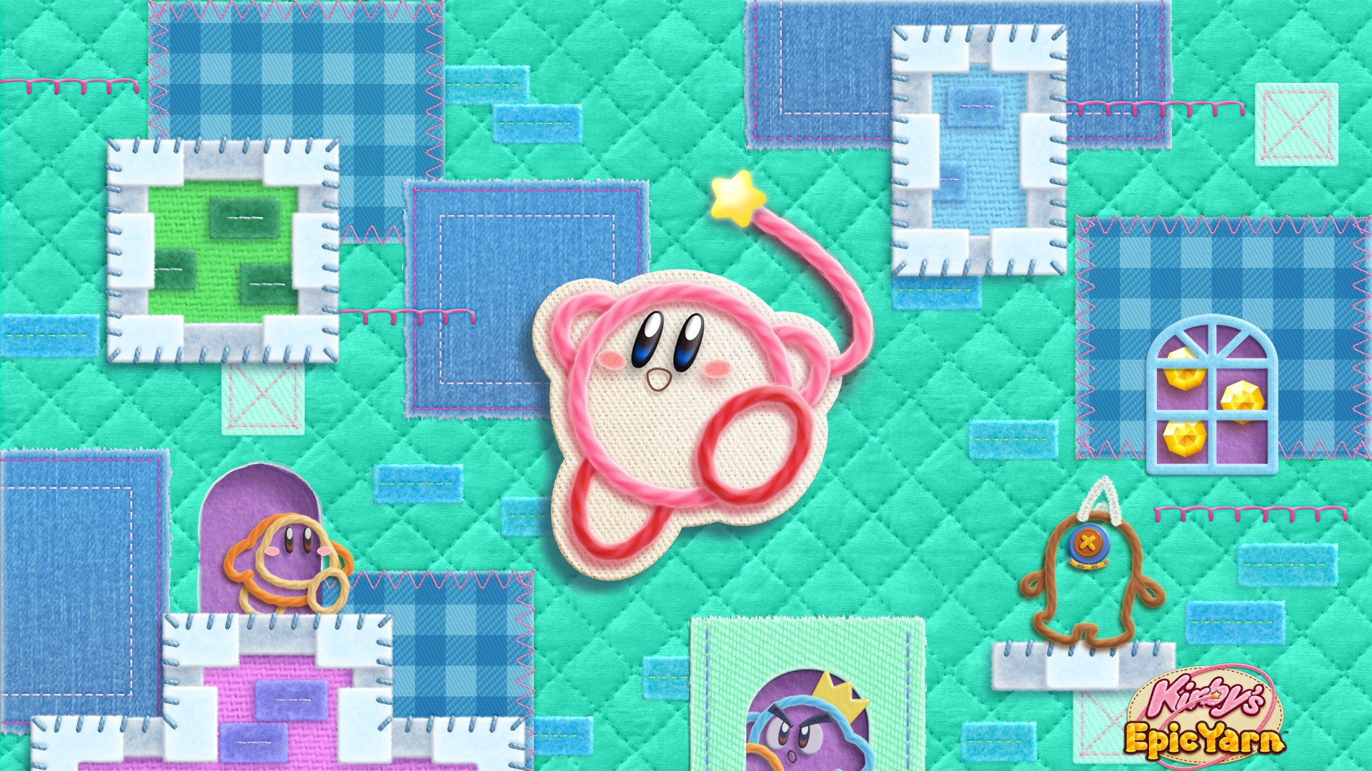 Kirby's Epic Yarn 1920x1080 Wallpaper teahub.io