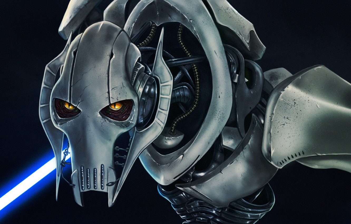 Photo Wallpaper Robot, Star Wars, General Grievous, - Star Wars General Grievous Background - HD Wallpaper 