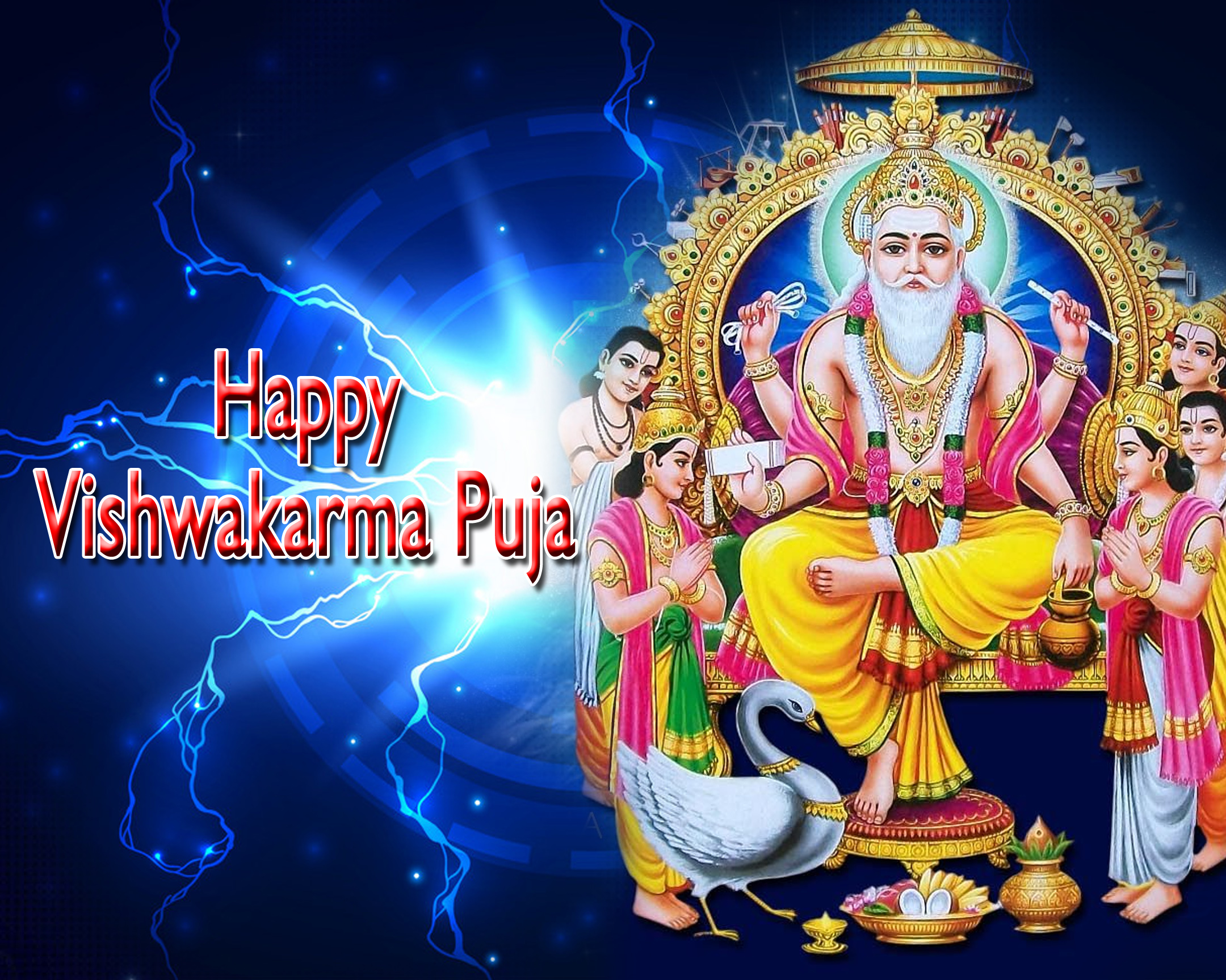 Vishwakarma Image - Vishwakarma Puja Date 2019 - HD Wallpaper 