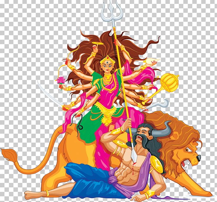 Durga Puja Ravana Rama Dussehra Navaratri Png, Clipart, - Clipart Durga Puja Png - HD Wallpaper 