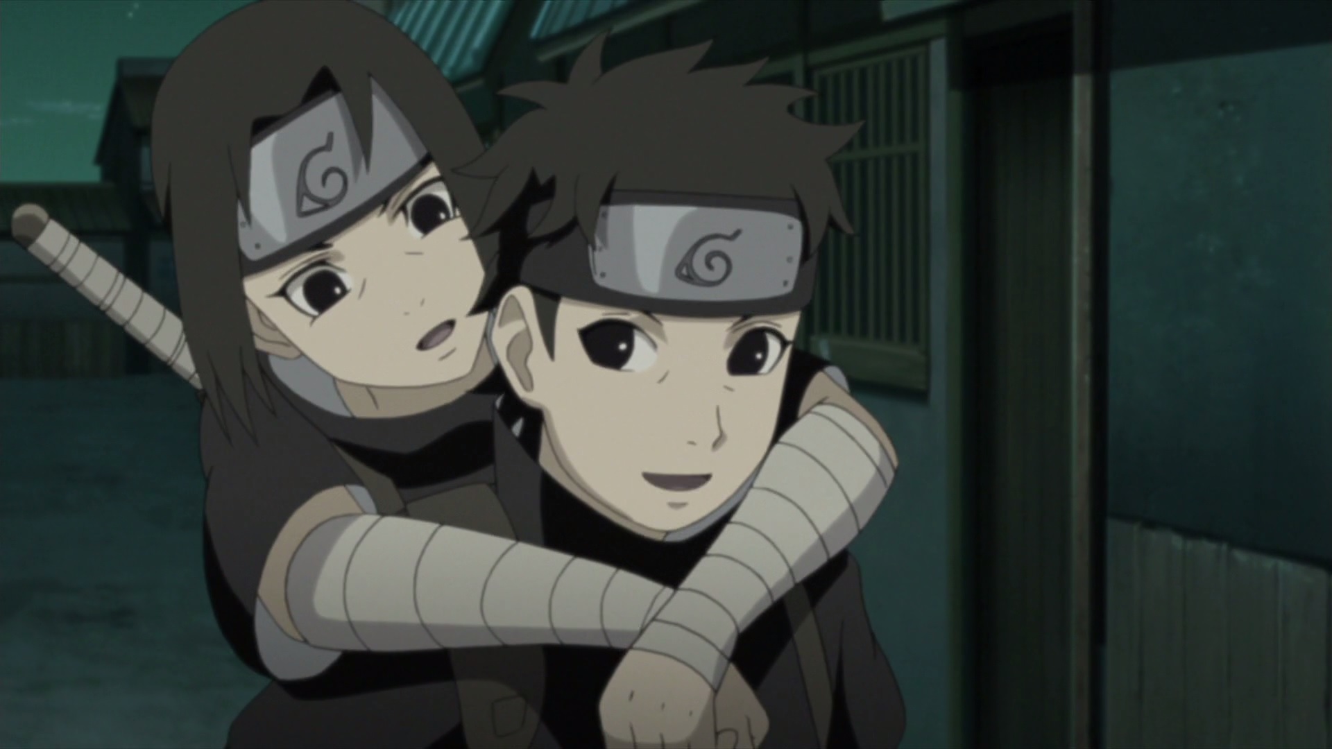 Shisui Helps Out Itachi - Itachi And Shisui - HD Wallpaper 