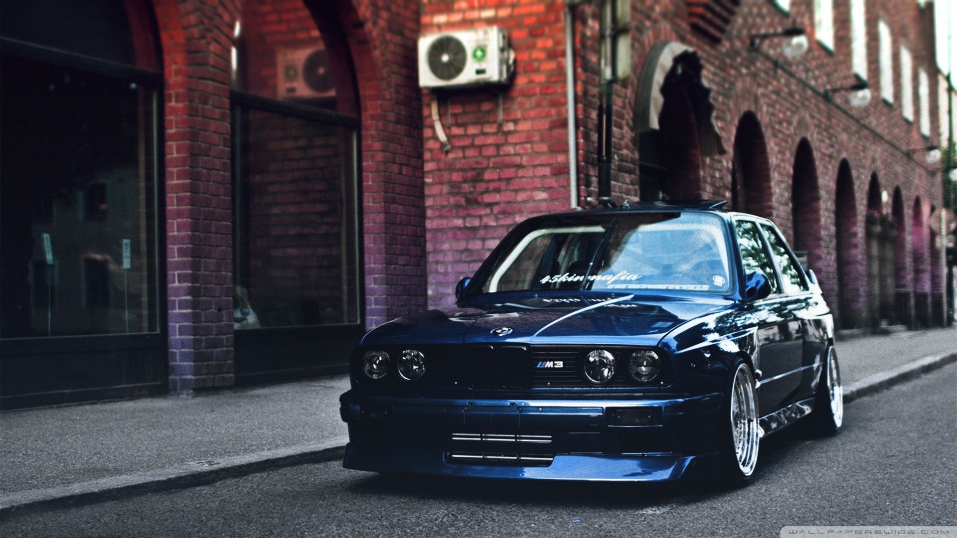 Bmw E30 M3 Blue - HD Wallpaper 