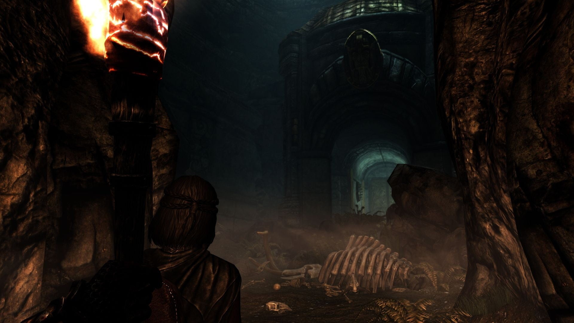 White Bone Illustration, The Elder Scrolls V - Darkness - HD Wallpaper 