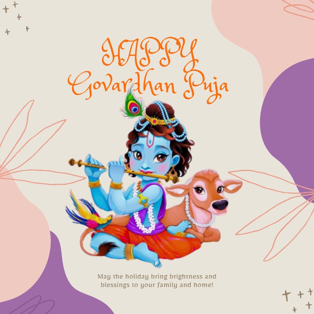 Happy Govardhan Puja Hd Pics - Happy Govardhan Puja Hd - HD Wallpaper 