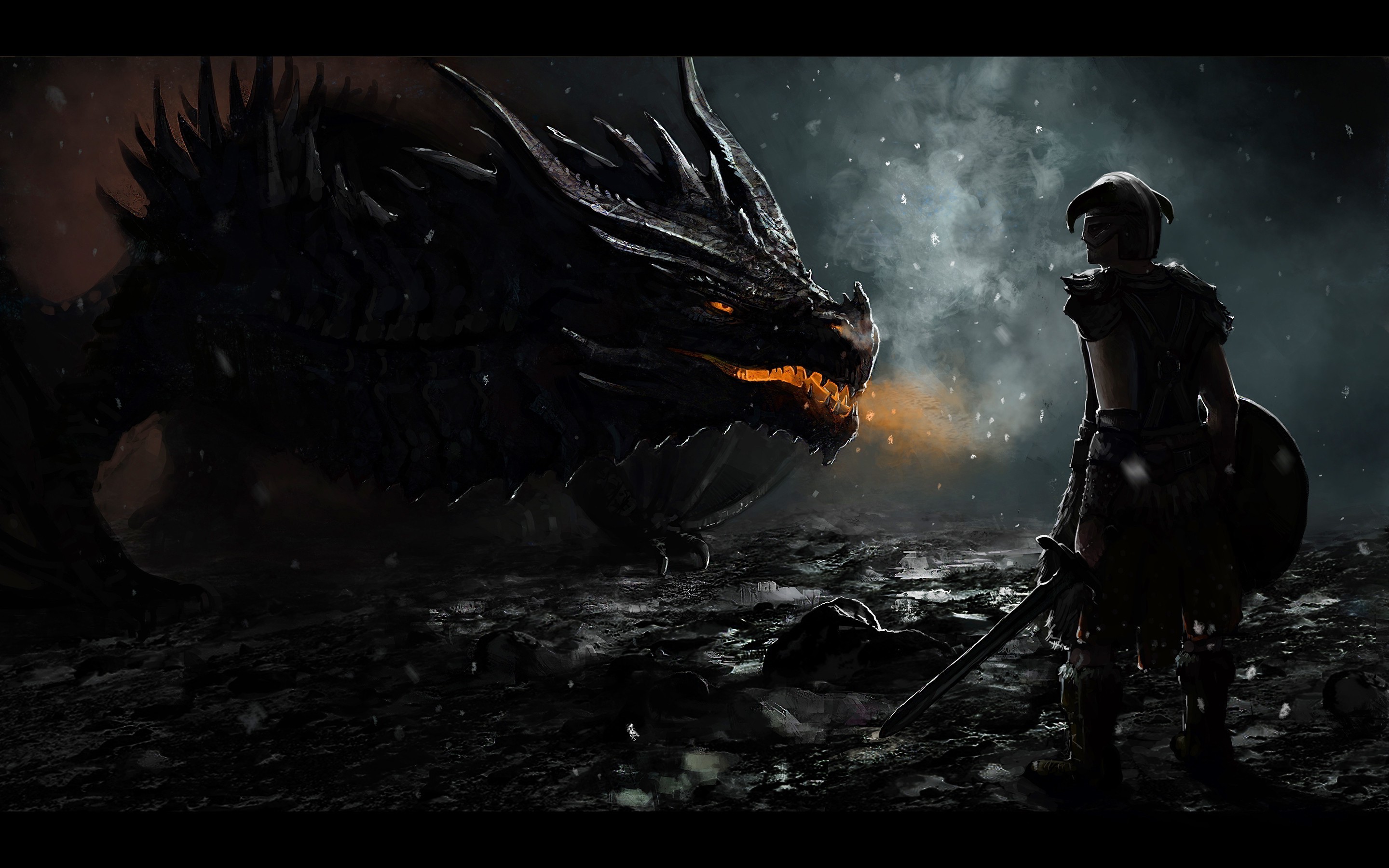 The Elder Scrolls V - Elder Scrolls Skyrim Dragon Background - HD Wallpaper 