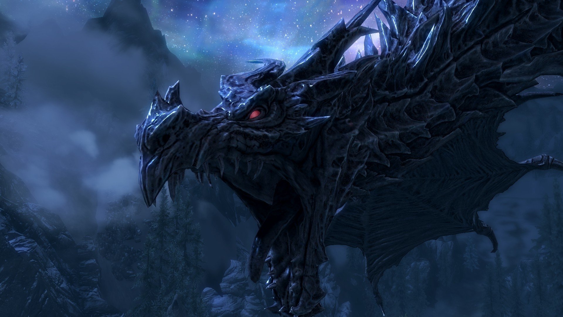 Skyrim Dragon Hd - HD Wallpaper 