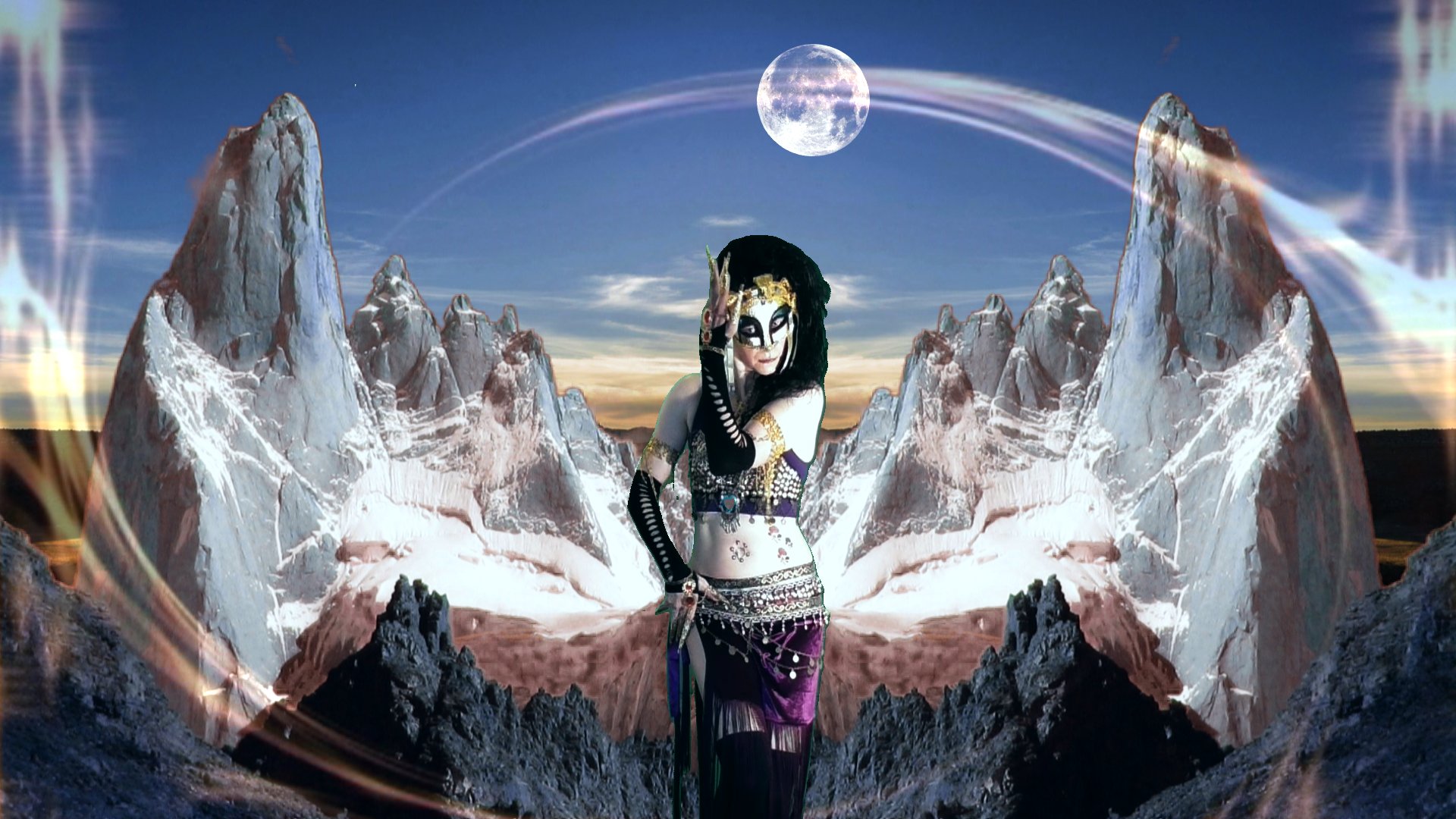 Fantasy Wallpaper - Monte Fitz Roy - HD Wallpaper 